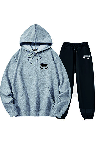 HOFFNUNG Casual Tracksuit Set R Outdoor Spring/Summer Full Hoodie