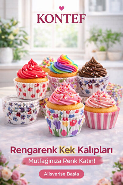KONTEF Muffin kek kalıbı