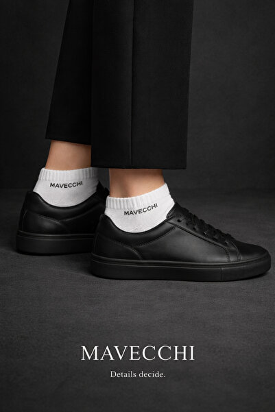 MAVECCHI 6 Çift Premium Kadın Beyaz Pamuklu Dikişsiz Patik Çorap