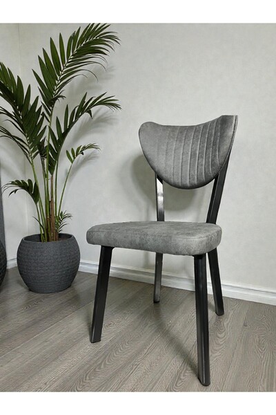 Sahra İNOVASYON EKONOMİK Elma Sandalye NUBUK KUMAŞ Mutfak-Bahçe-Balkon-Cafe-L...