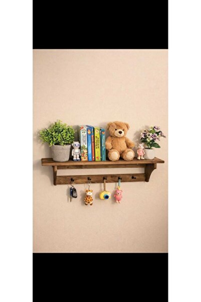 KOVANCI MARANGOZ DEDE DEKORATİF ASKILIK DUVAR RAFI KİTAPLIK ÇİÇEKLİK