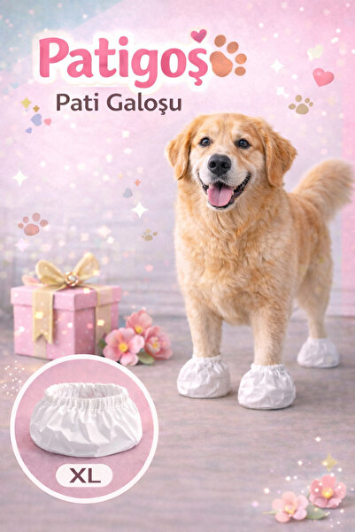 white guard Patigoş Hygienic Paw Covers Disposable for Large Breed Dogs - XL ...