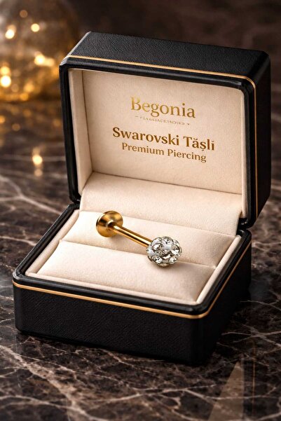 UygunGümüşçülük GOLDAntialerjik 316l Cerrahi Çelik  Şambala Helix,septum,trag...