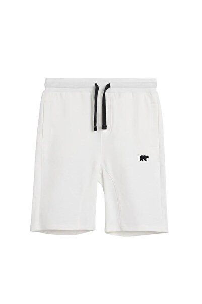 Bad Bear Holmer 24.06.18.001B شورت أبيض للأطفال