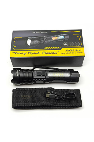 farissu süper parlak ışık el feneri