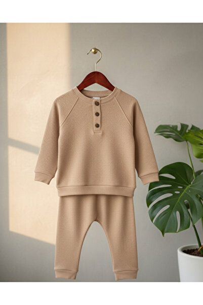 Nimini Kids 9-36 Months Baby Camisole Set - Button Detailed