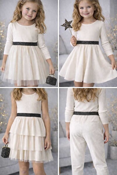 İMREN AKSESUAR Curea elastică neagră cu sclipici, 2,5 cm, curea decorativă pe...