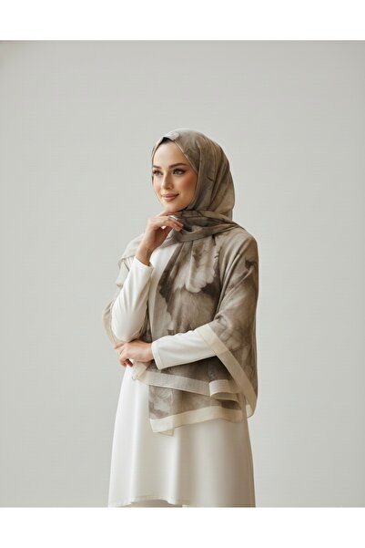 Marka Lara Shawls Premium Çiçek Desen Tensel Şal