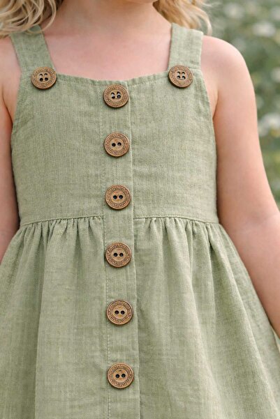 İMREN AKSESUAR Kokanat Wooden Button 2.5 Cm with Laser Drawing 1 Pack of 10 P...