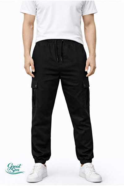 great sea MEN'S CARGO POCKET TROUSERS