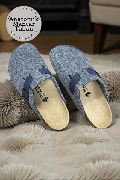 Land of Cork Papuci de interior unisex Sabo cu talpă anatomică din plută din ...