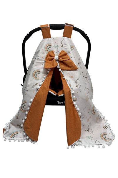 Happy Baby Dikiş Atölyesi Puset Takımı Puset Örtüsü Minderi Pamuklu Yenidoğan...