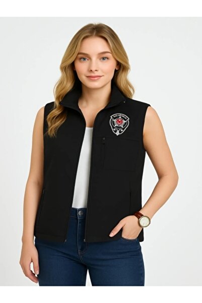 ARTHUR Nakış Işlemeli 4 Cepli Astarsız Özel Güvenlik Yeleği