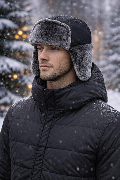 Sir Cliffson قبعة طيار من الجلد الطبيعي