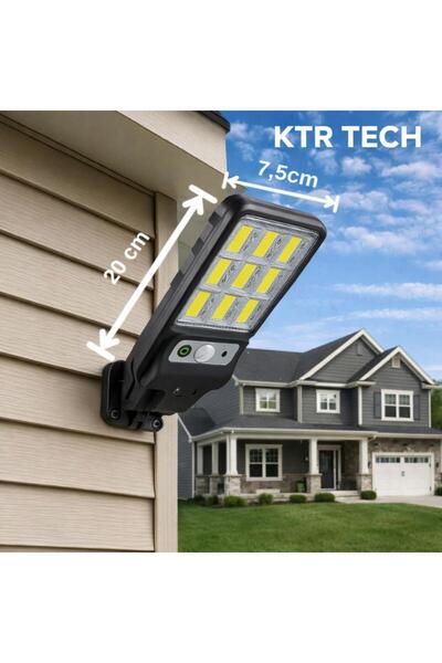 Genel Markalar Solar Güneş Enerjili 120 Ledli 3 Modlu Hareket Sensörlü Su Geç...