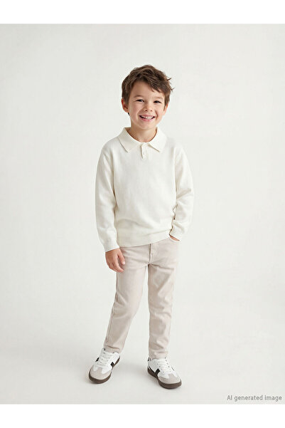 LC Waikiki Boy's Pants with Adjustable Elastic Waist