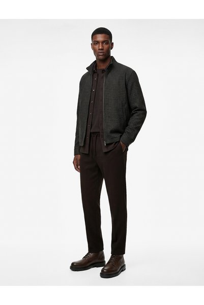 Koton Viscose Blended Pocket Detailed Relaxed Cut Waist Lace up Trousers
