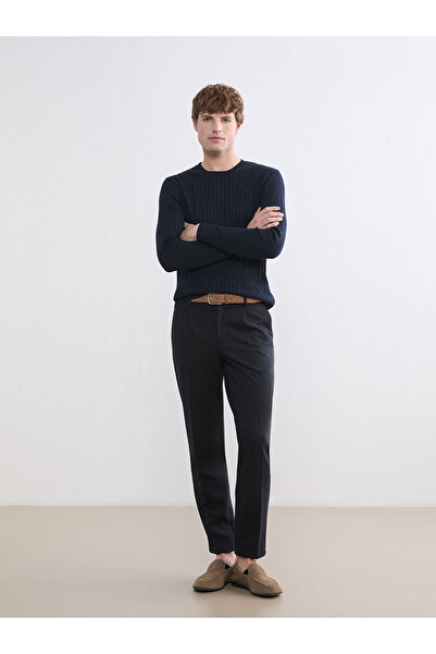 LC Waikiki Pantaloni pentru bărbați cu croiala standard bleumarin