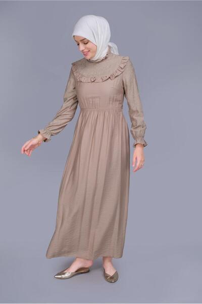 Alvina Frilled Belted Dress 41644