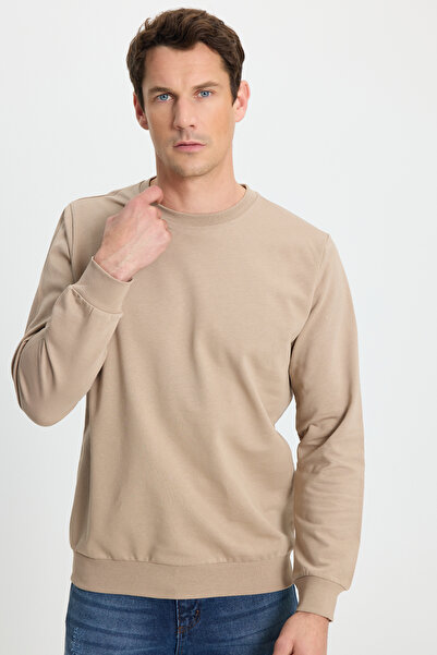 Tudors Ανδρικό φούτερ Relax Fit Άνετο κομμένο από 100% βαμβάκι με λαιμόκοψη μ...