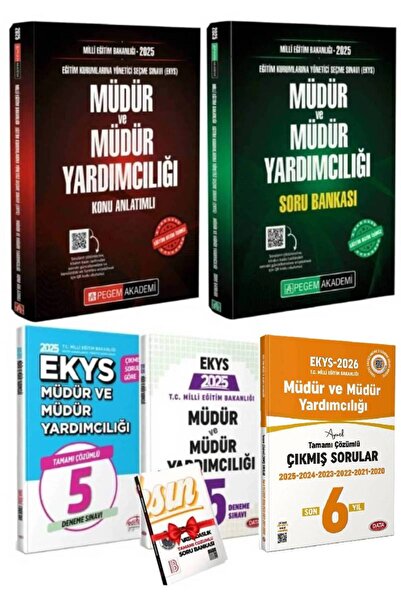Pegem Akademi Yayıncılık 2025 Pegem EKYS Müdür ve Müdür Yardımcılığı Konu Anl...