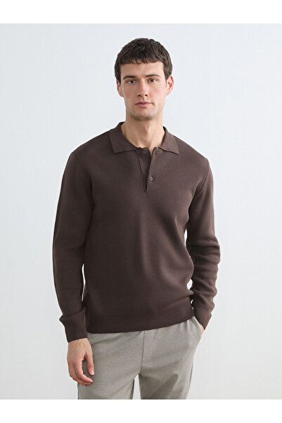 LC Waikiki Peak New Season Polo Neck Men's Knitwear Sweater