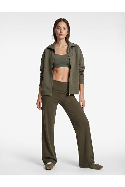 Koton Slim Fit High Waist Flared Sports Leggings