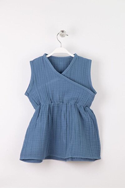 Bondilolly Dječja muslinska haljina sa elastičnim strukom Sa širokim bretelama