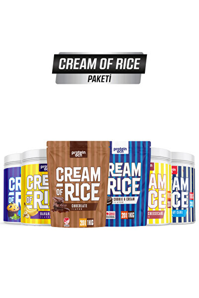 Proteinocean Cream Of Rice | Pirinç Kreması - 6lı Paket - 1kg X 6 Adet