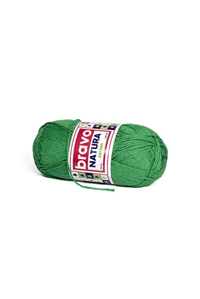 Bravo Natura Cotton Apple Green 801 Cotton Yarn 100Gr 200m