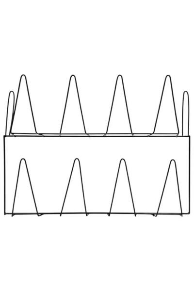 Temel 2 Tier Metal Puppet Rack Black