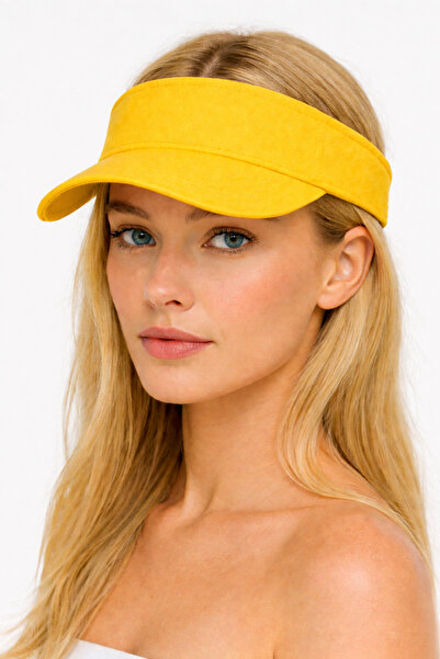 ZERAMİNE Pălărie cu vizor Pălărie de tenis Unisex Galben