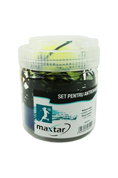 Maxtar set de antrenament pentru tenis cu șnur elastic de 4 m