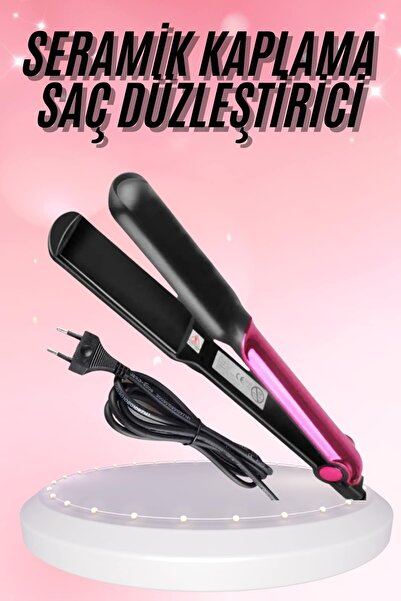 Kanonik Education مكواة مسطحة من السيراميك احترافية مع ميزة الأيونات، مريحة ل...