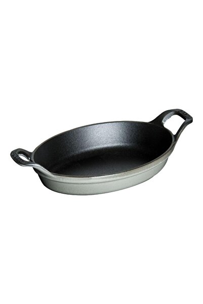 STAUB Döküm Sahan Oval 15 cm Gri