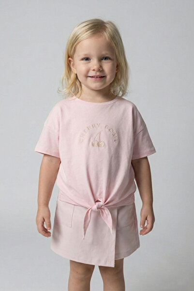 LUESS Pink Printed Girl's T-Shirt - 100% Cotton (3-4 YEARS 8-9 YEARS)