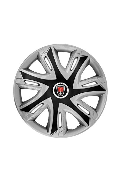 Autohelix MSA Set de 4 capace de jantă Supernova argintii/negre R16 pentru ga...