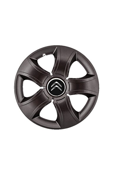 Autohelix MSA Set de 4 capace de jantă Bis Black R14 pentru gama de mașini Ci...