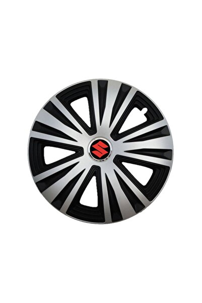 Autohelix MSA Set de 4 capace de jantă Glory Gray-Negru R15, pentru gama auto...