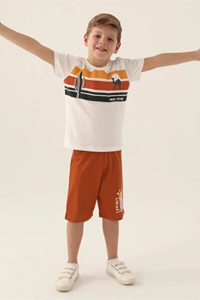 ROLY POLY 3339 Бавовняний комплект для батька і сина з коротким рукавом для ч...