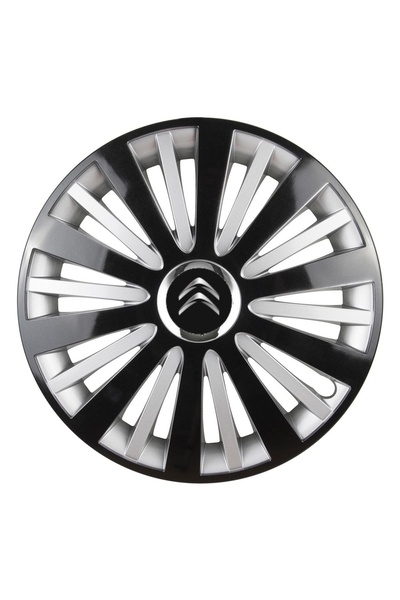 Autohelix MSA Set de 4 capace de roată, compatibile cu jante R14, pentru Citr...