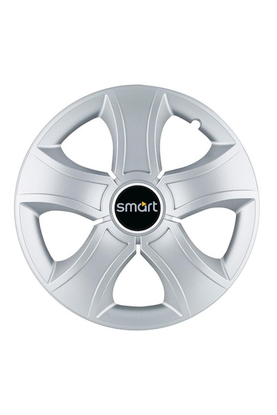 Autohelix MSA Set de 4 capace de roată Bis Gri R15, pentru Smart