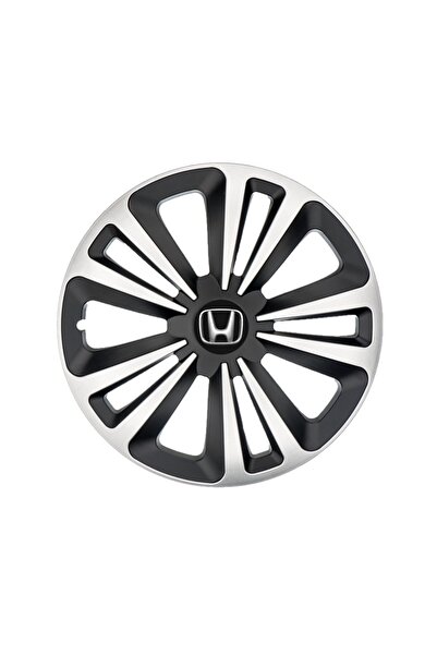 Autohelix MSA Set de 4 capace de jantă Terra Gri-Negru R15, pentru gama de ma...