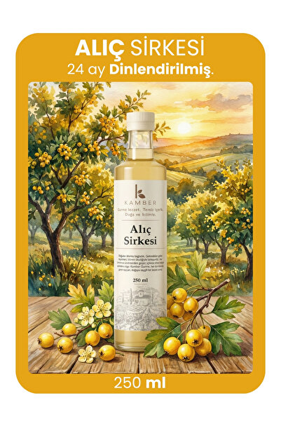 KAMBER SİRKE Sarı Alıç Sirkesi - 24 ay dinlendirilmiş - 250 ML