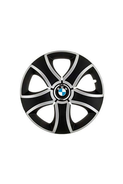 Autohelix MSA Set de 4 capace de jantă Bis Gri-Negru R15 pentru gama de mașin...