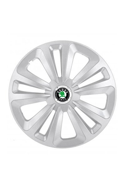 Autohelix MSA Set de 4 capace de jantă Terra Grey R15 pentru Skoda