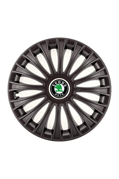 Autohelix MSA Set de 4 capace pentru roți, compatibile cu jante R14, pentru S...