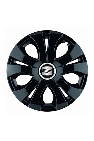 Autohelix MSA Set de 4 capace de roată negre pentru partea superioară R16, co...