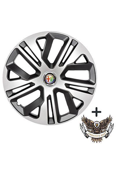 Autohelix MSA Set de 4 capace de jantă Raven Grey-Black R16, pentru gama de m...