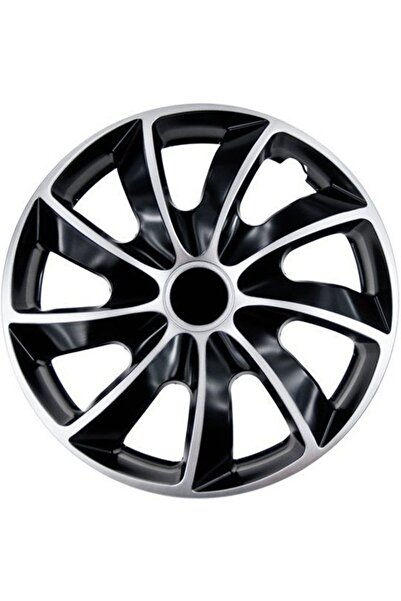 Autohelix MSA Set de 4 capace pentru jante quad de 16" negru-argintiu bicolore